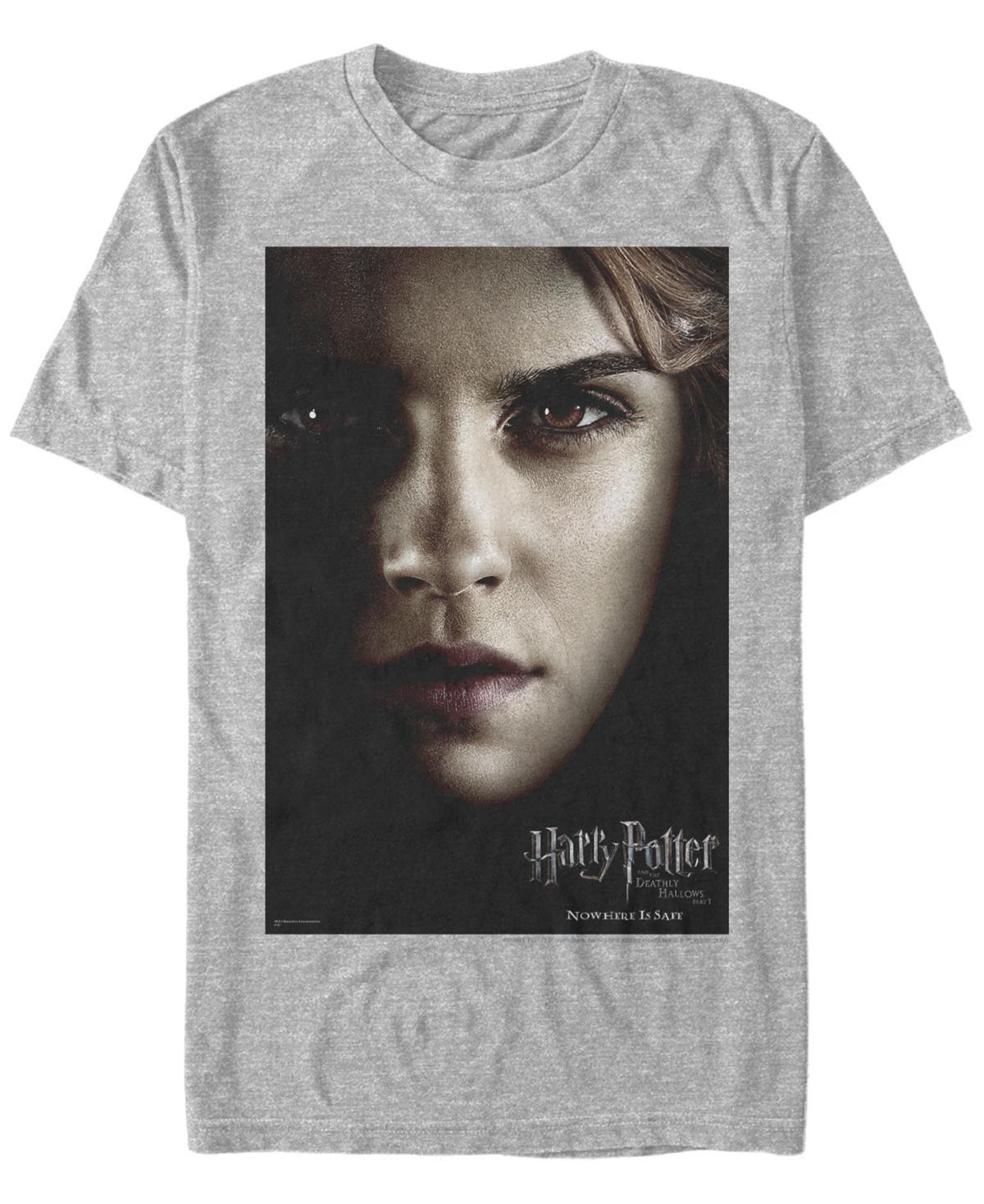 Fifth Sun Harry Potter Mens Deathly Hallows Hermione Big Face Poster Short Sleeve T-Shirt Product Image