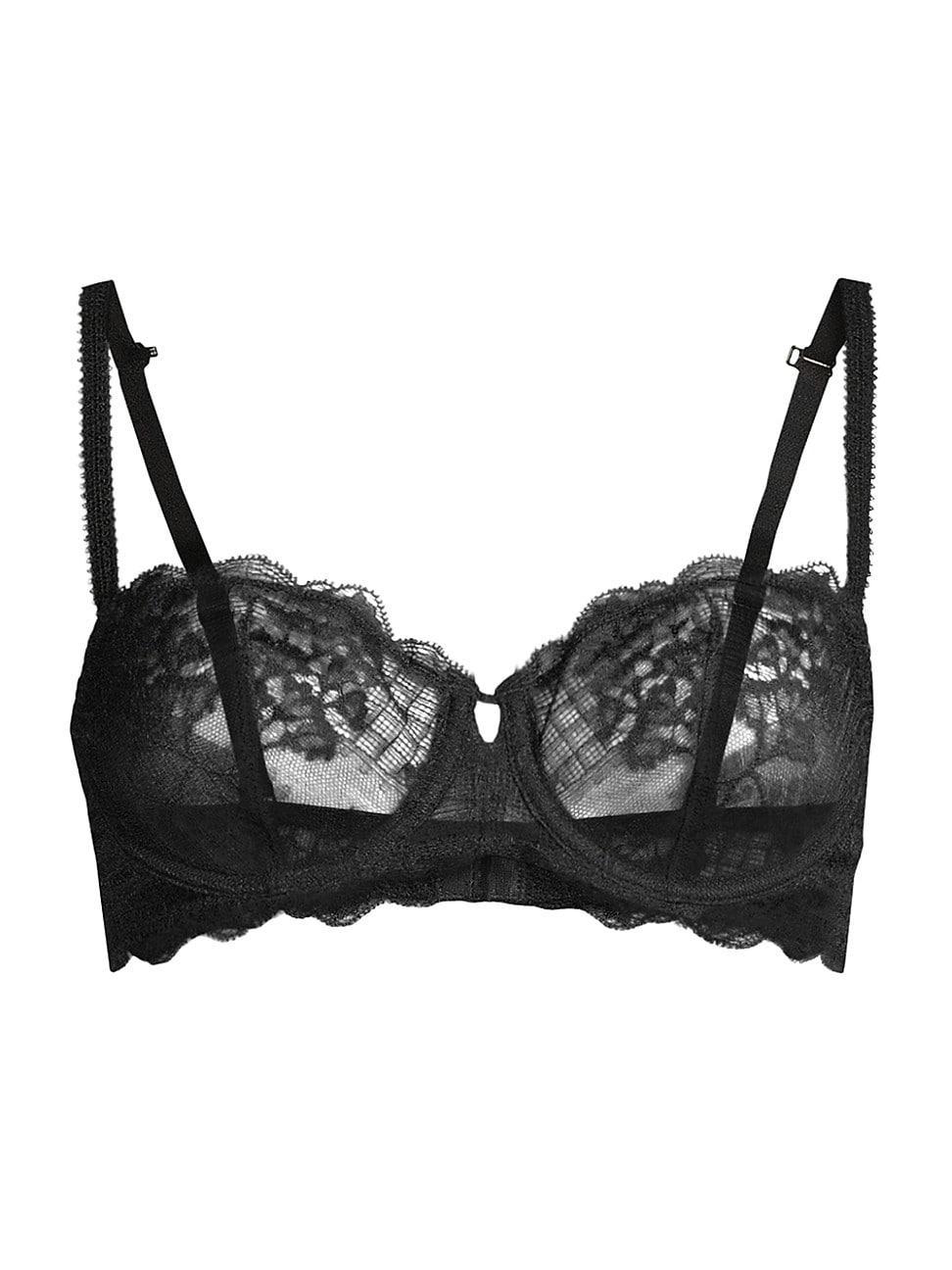 Womens Unlined Lace Demi Bra Product Image