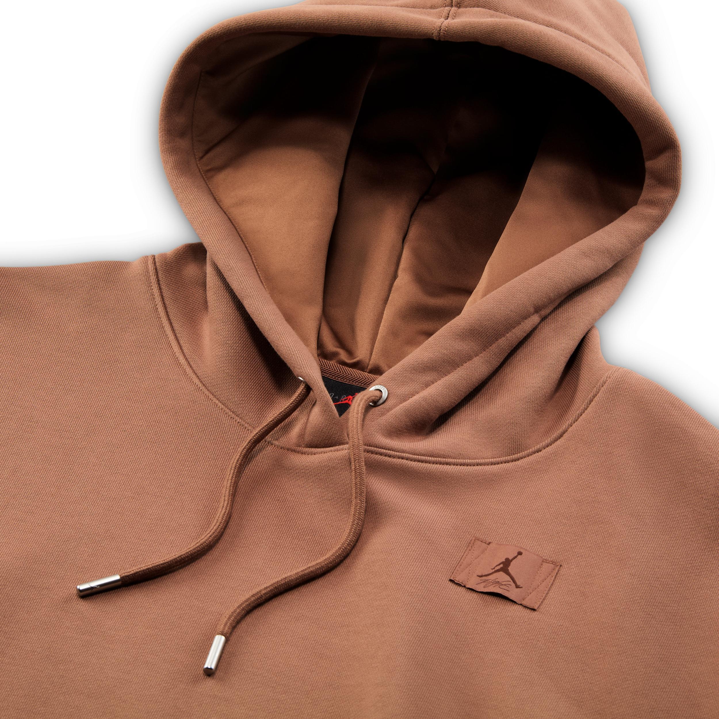 Women's Jordan Flight Fleece Satin-Lined Pullover Hoodie (Plus Size) Product Image