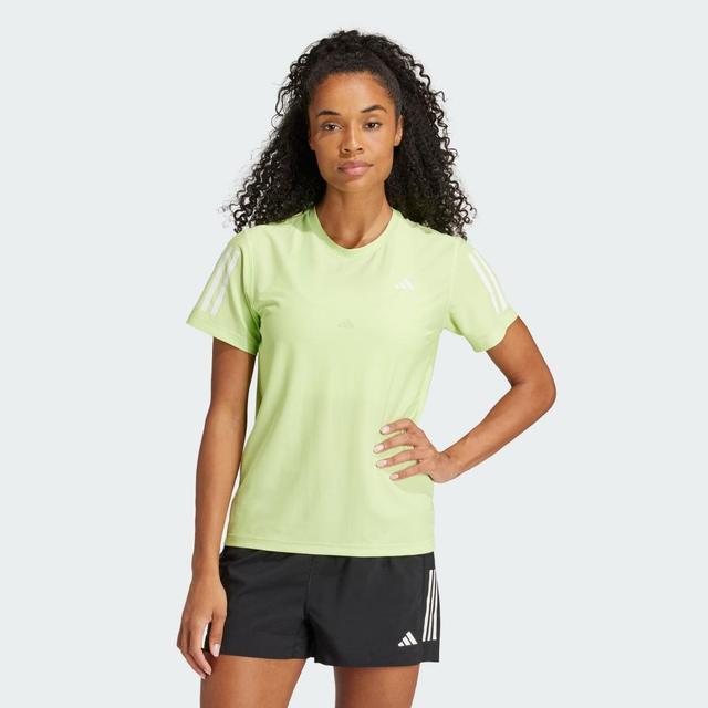 adidas Own The Run Tee White S Womens Product Image