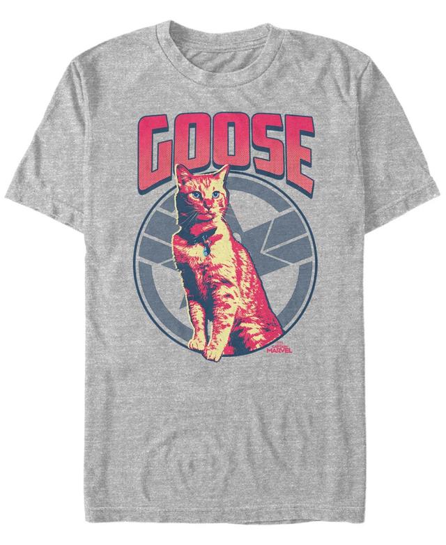 Marvel Mens Captain Marvel Goose The Cat Short Sleeve T-Shirt Product Image