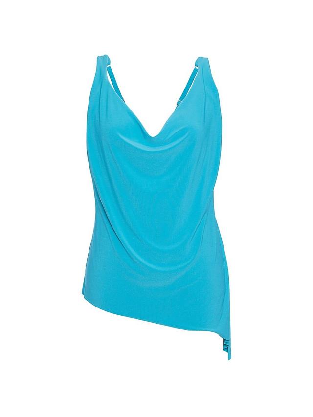 Womens Winnie Draped Tankini Top Product Image