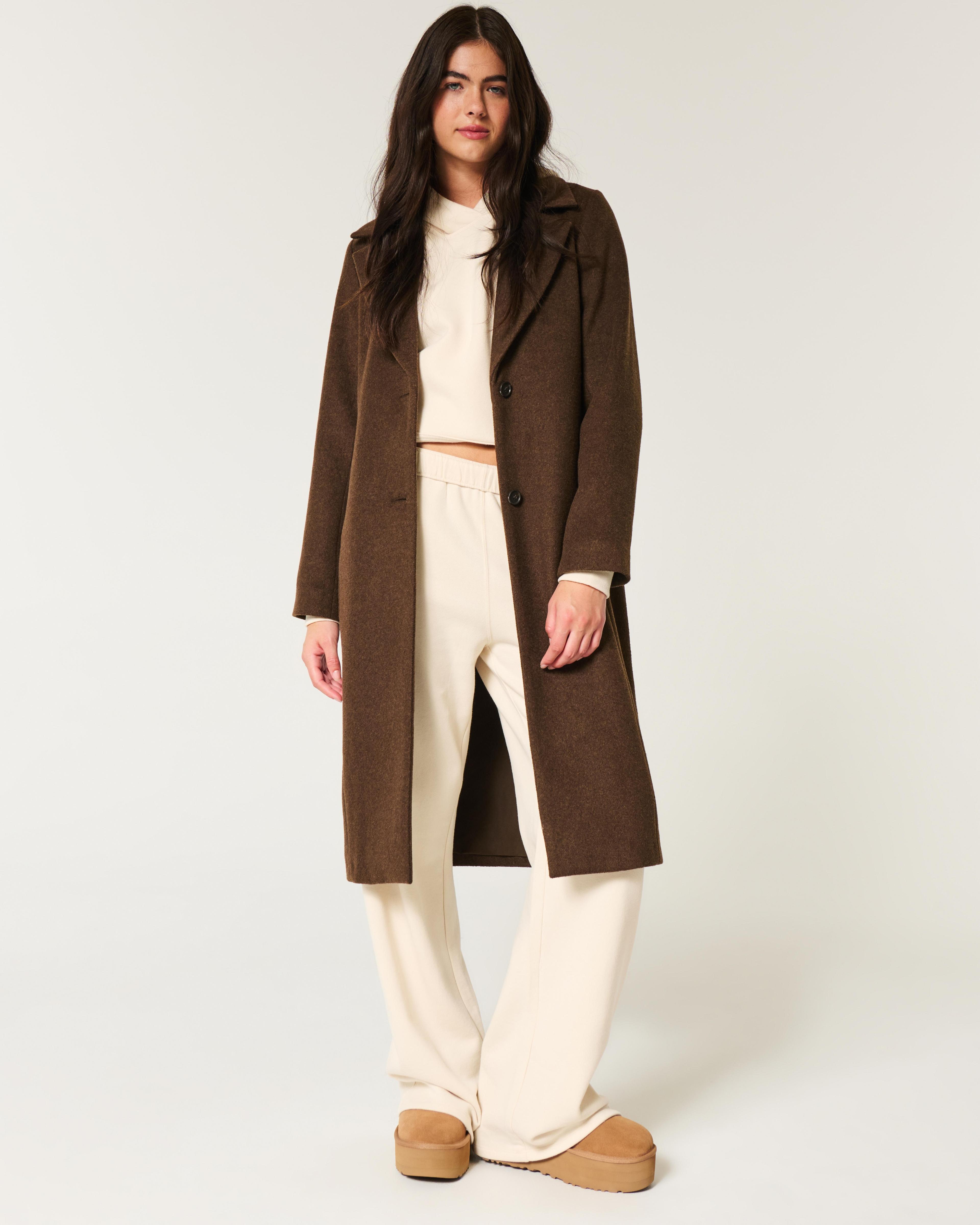 Wool Blend Longline Coat Product Image