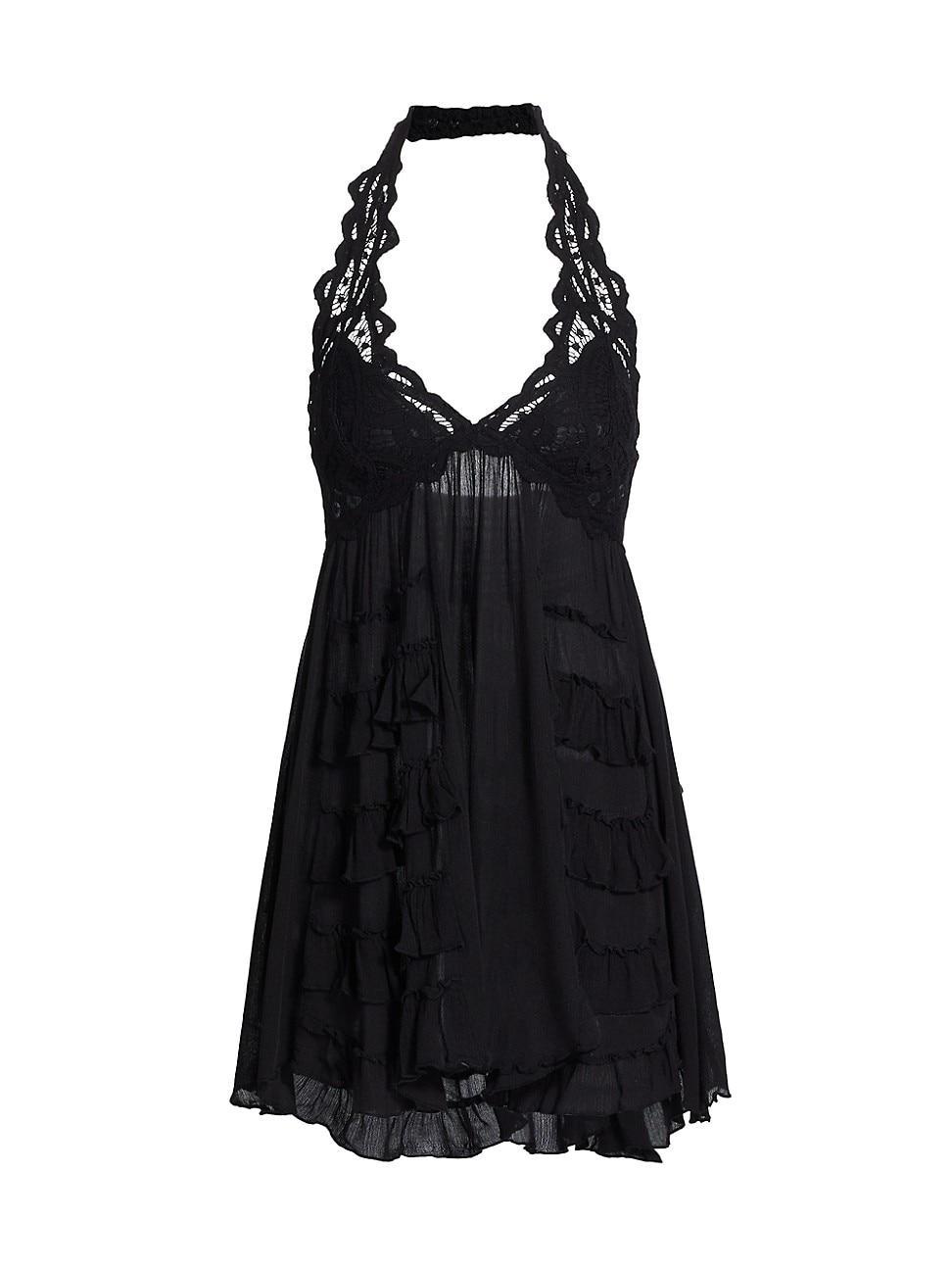 Womens Adella Lace Halterneck Slip Product Image