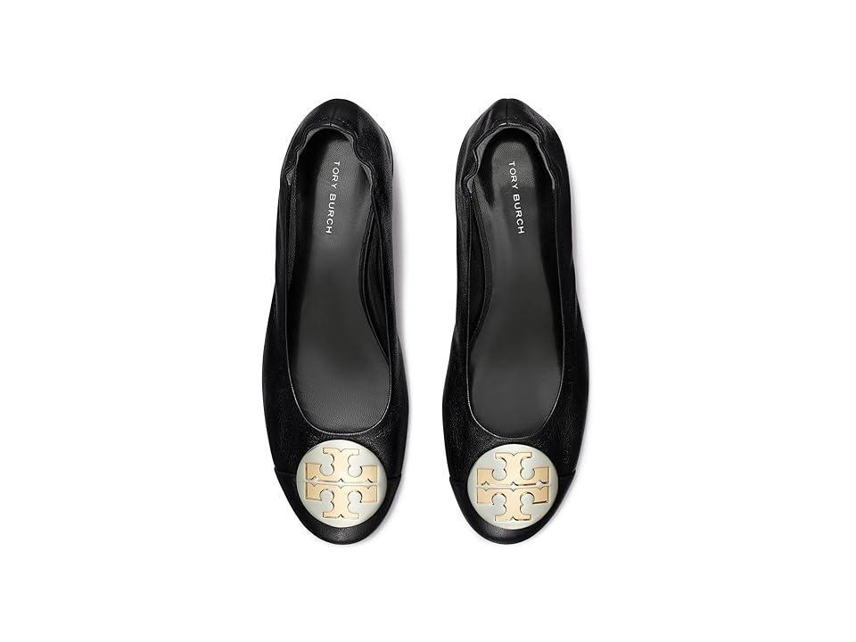 Tory Burch 25 mm Claire Heel Ballet (Perfect /Gold/Silver) Women's Shoes Product Image