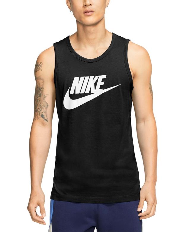 Nike Mens Sportswear Logo Tank Top - White Product Image