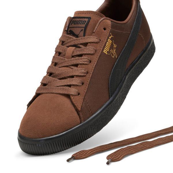 PUMA Clyde Soph Men's Sneakers in Espresso Brown/Black Product Image