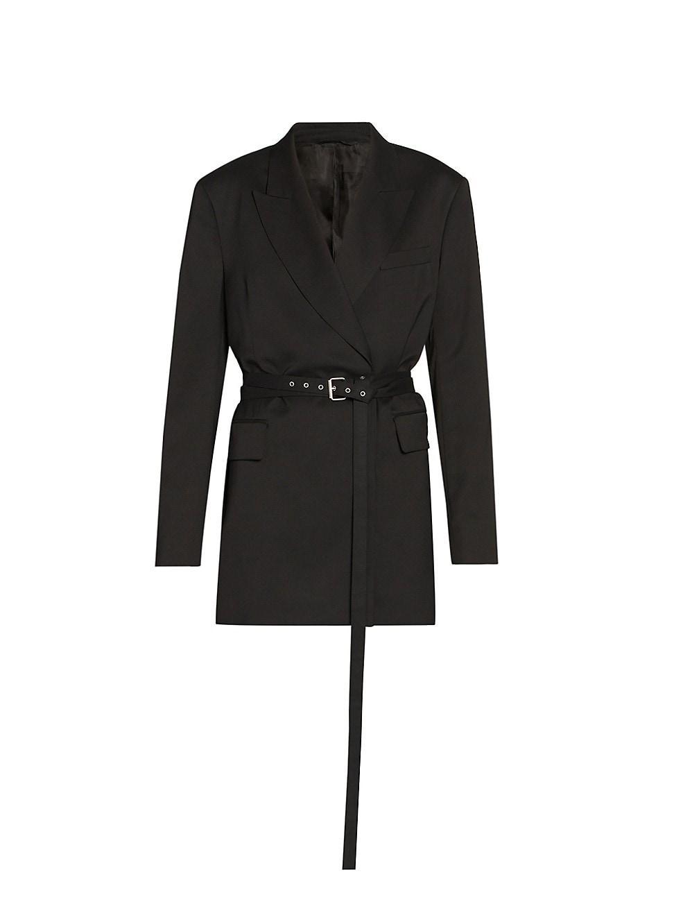 Acne Studios Jacob Herringbone Belted Blazer Product Image