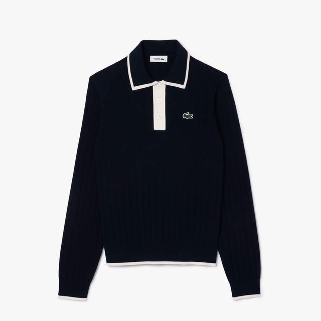 Polo Collar Stretch Golf Sweater Product Image