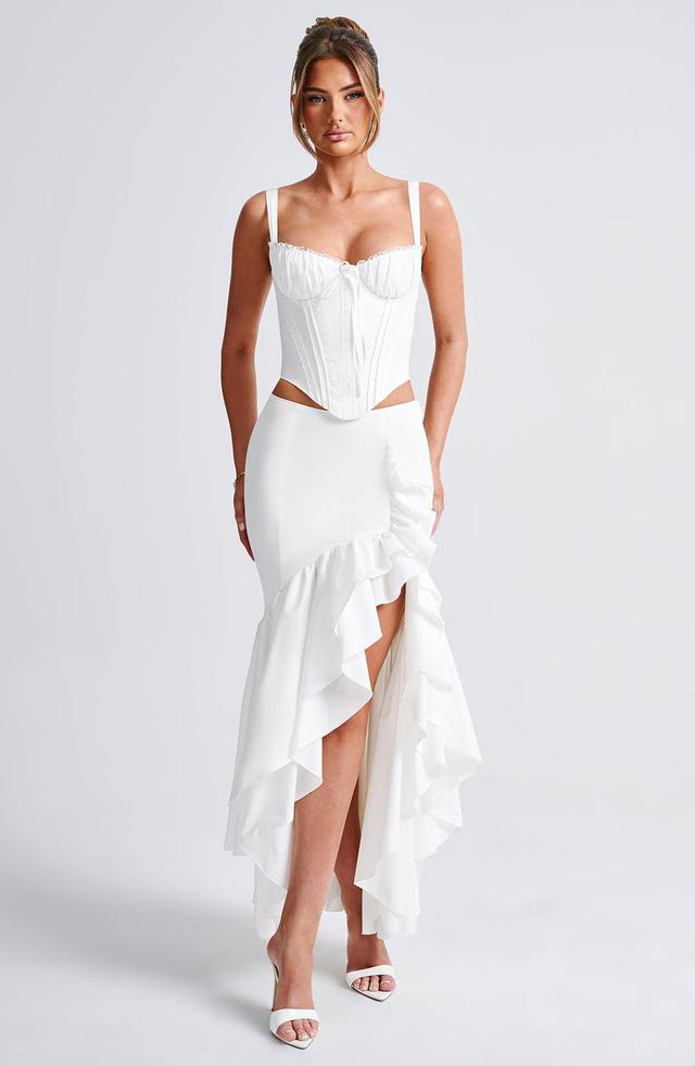 Lavinia Maxi Skirt - Ivory Product Image