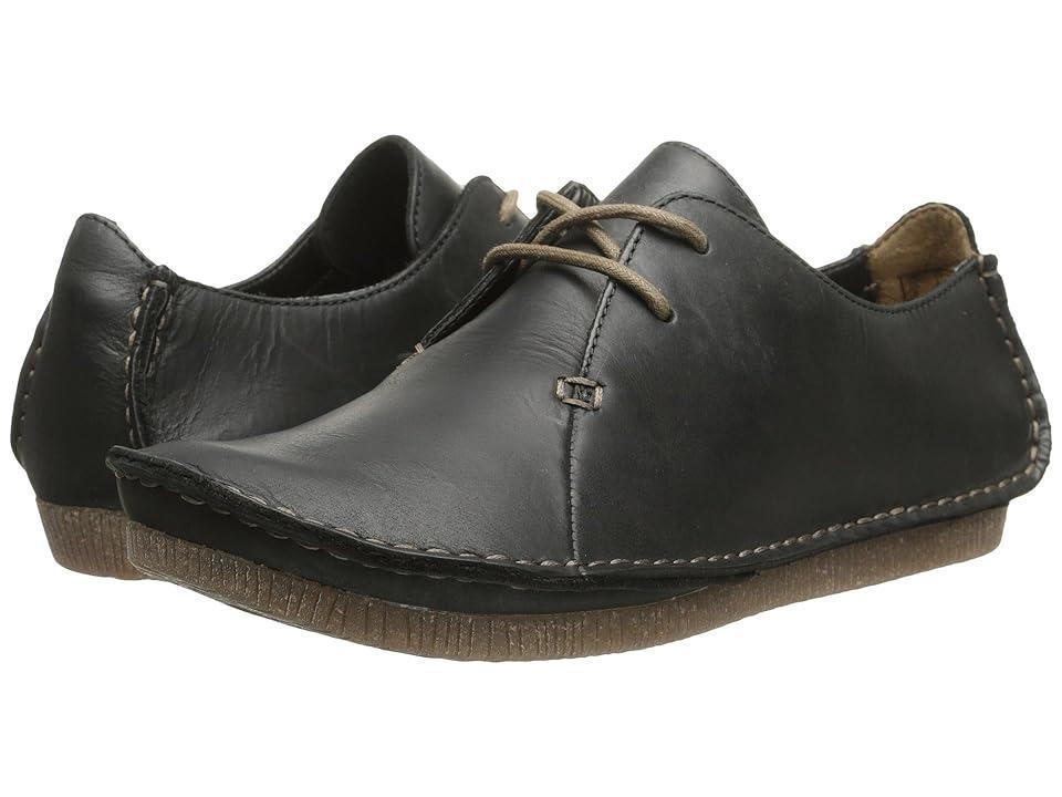 Clarks Janey Mae Leather) Women's Shoes Product Image