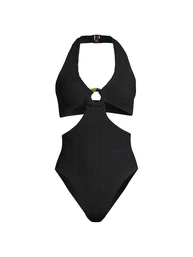 Womens Ursula Halter Cutout One-Piece Swimsuit Product Image