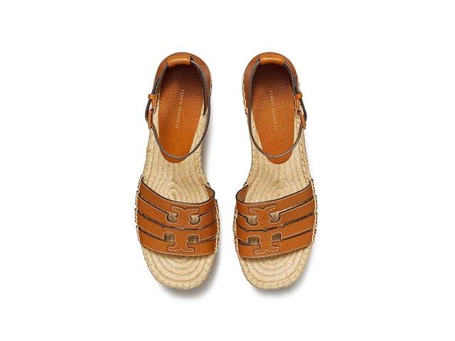 Tory Burch 80 mm Ines Cage Wedge Espadrille (Bourbon) Women's Sandals Product Image