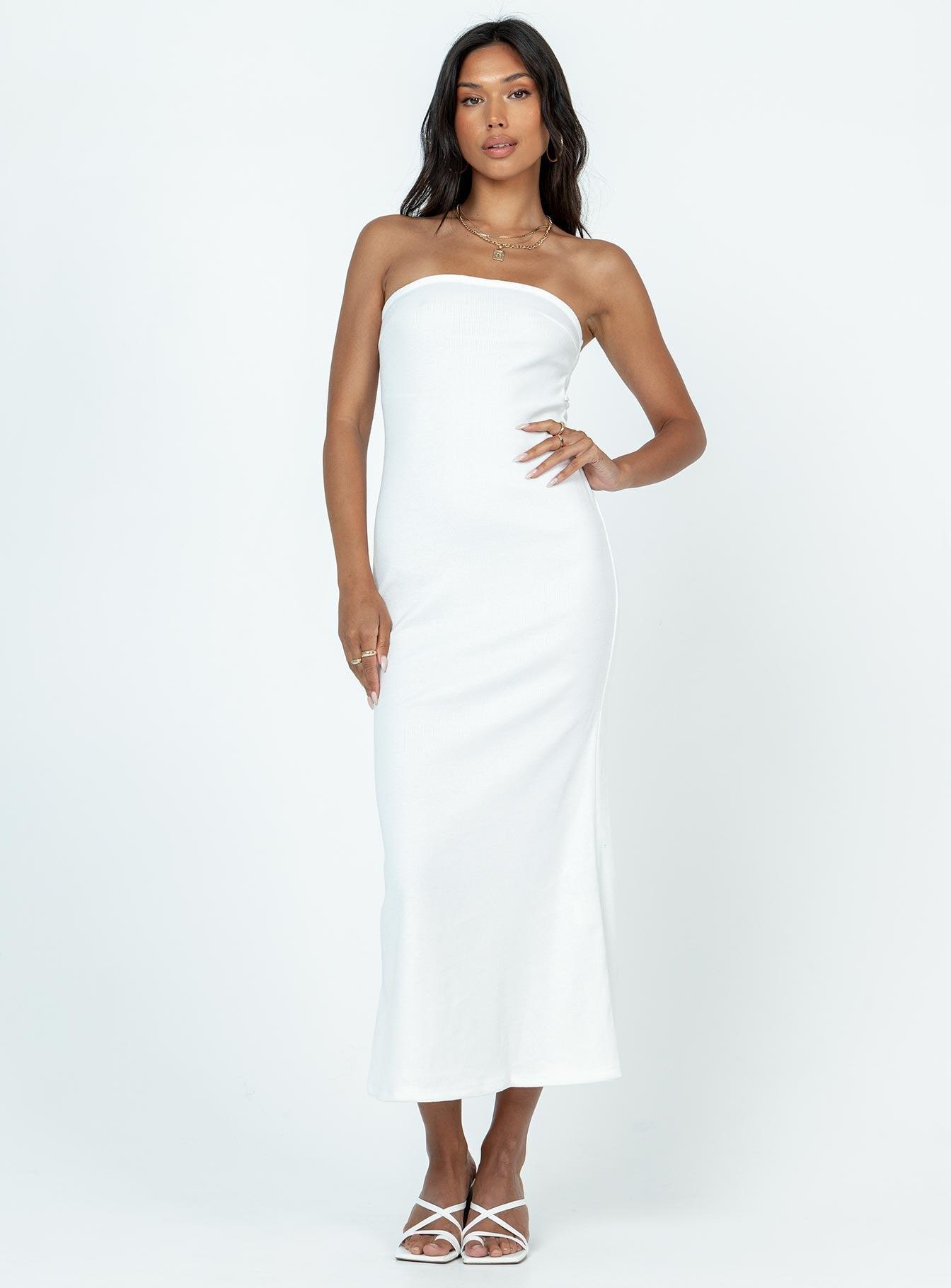 Carter Maxi Dress White Product Image