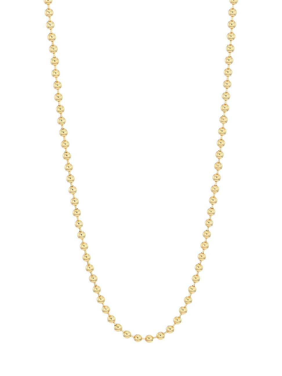 Roberto Coin 18K Yellow Gold Ball Chain Collar Necklace, 16-18 Product Image