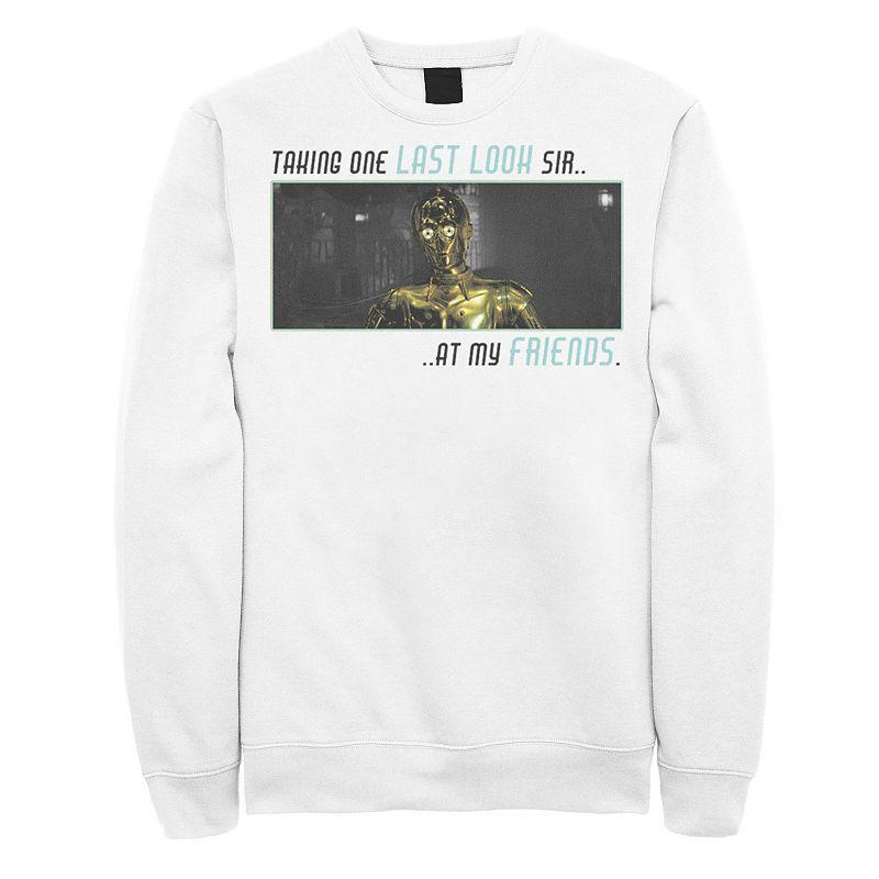 Mens Star Wars: The Rise Of Skywalker C-3PO Taking One Last Look Sweatshirt Product Image