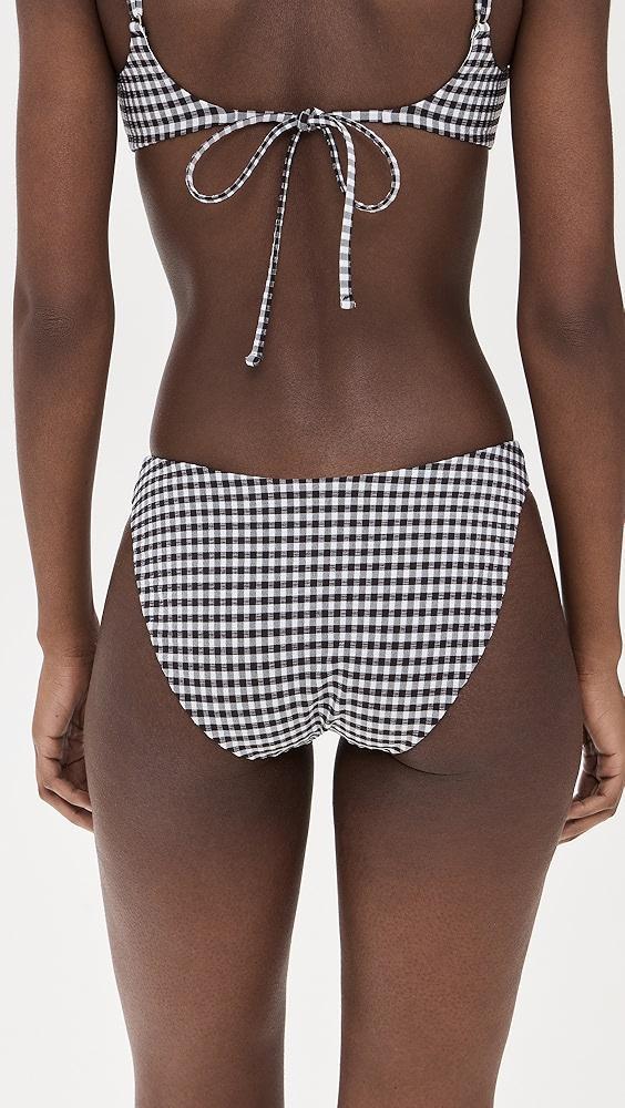 Frankies Bikinis Catalina Seersucker Gingham Bottoms | Shopbop Product Image