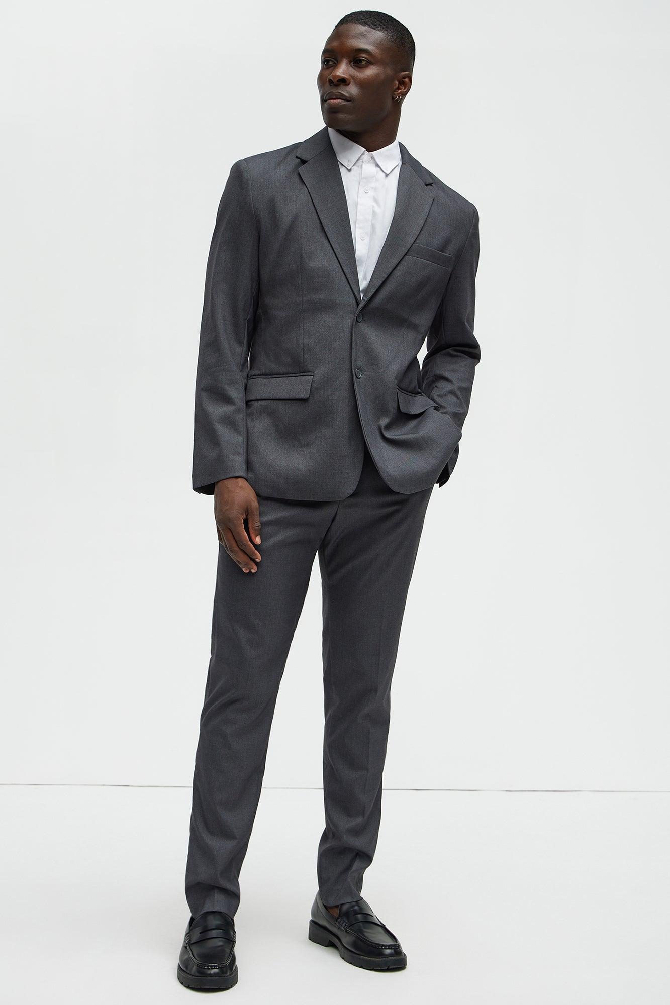 The Modern Stretch Suit Jacket - Charcoal Product Image