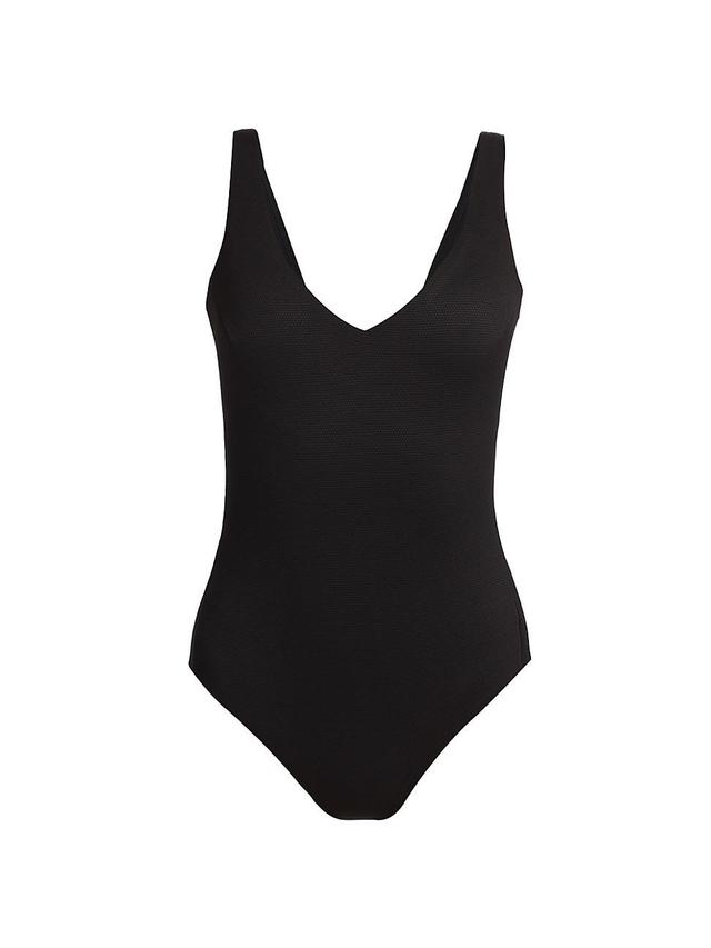 SPANX Piqu Shaping One-Piece Swimsuit Product Image