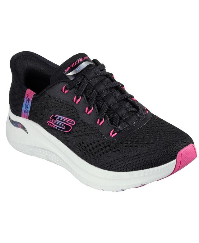 SKECHERS Arch Fit 2.0 Easy Chic Hands Free Slip-Ins Hot Pink) Women's Shoes Product Image