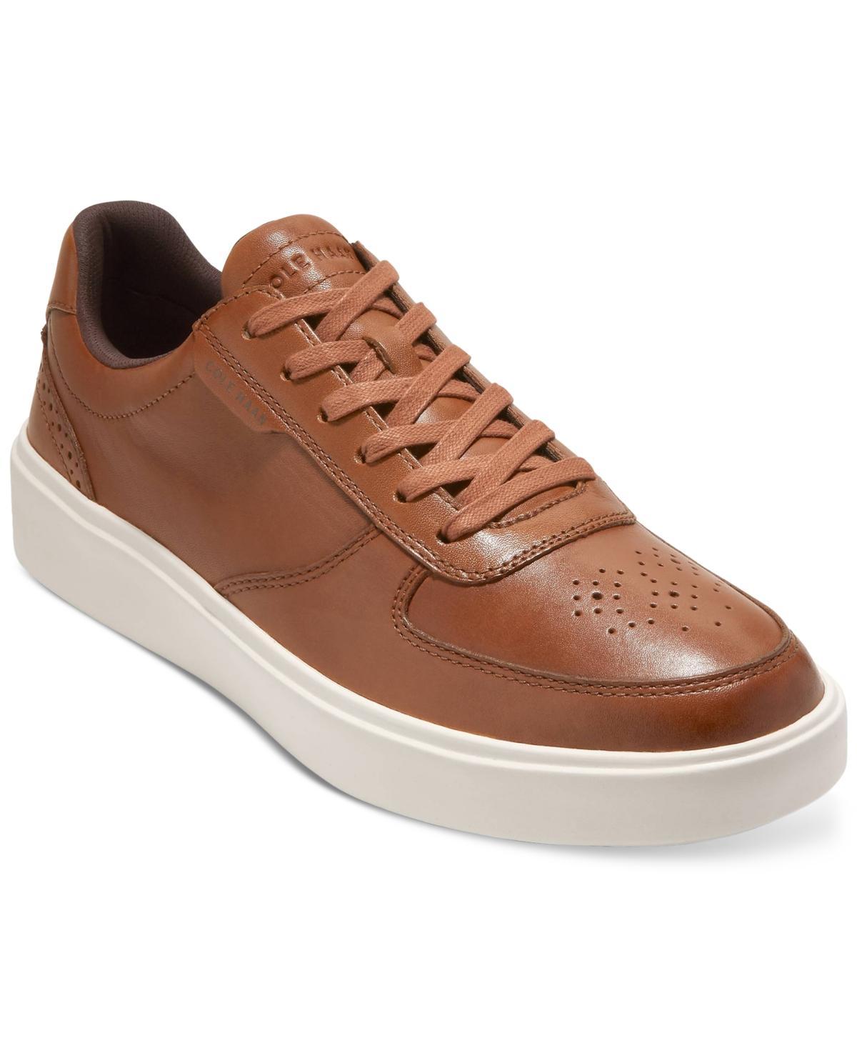 Cole Haan Mens Grand Crosscourt Transition Lace-Up Sneakers - British Tan Product Image