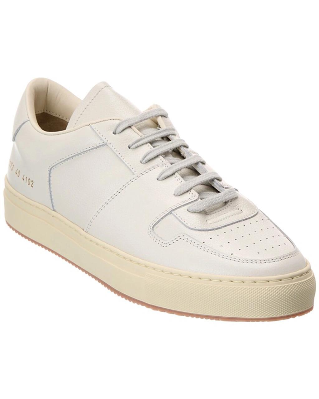 COMMON PROJECTS Decades Low Leather Sneaker In White Product Image