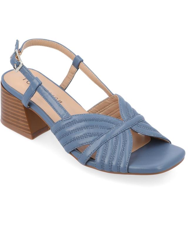 Journee Collection Womens Kirsi Square Toe Sandals Product Image