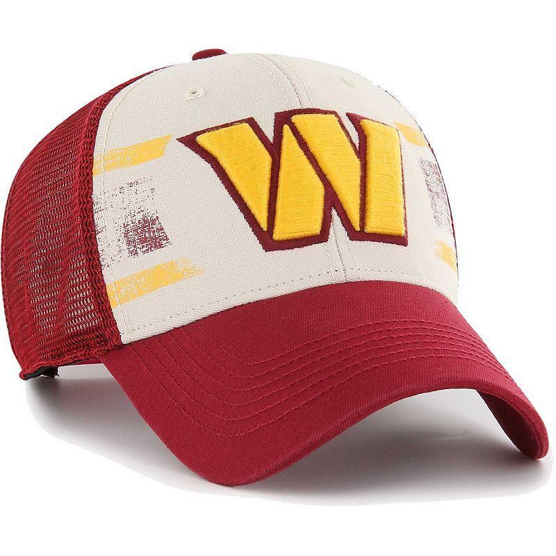 Mens 47 Cream Washington Commanders Breakout MVP Trucker Adjustable Hat Product Image