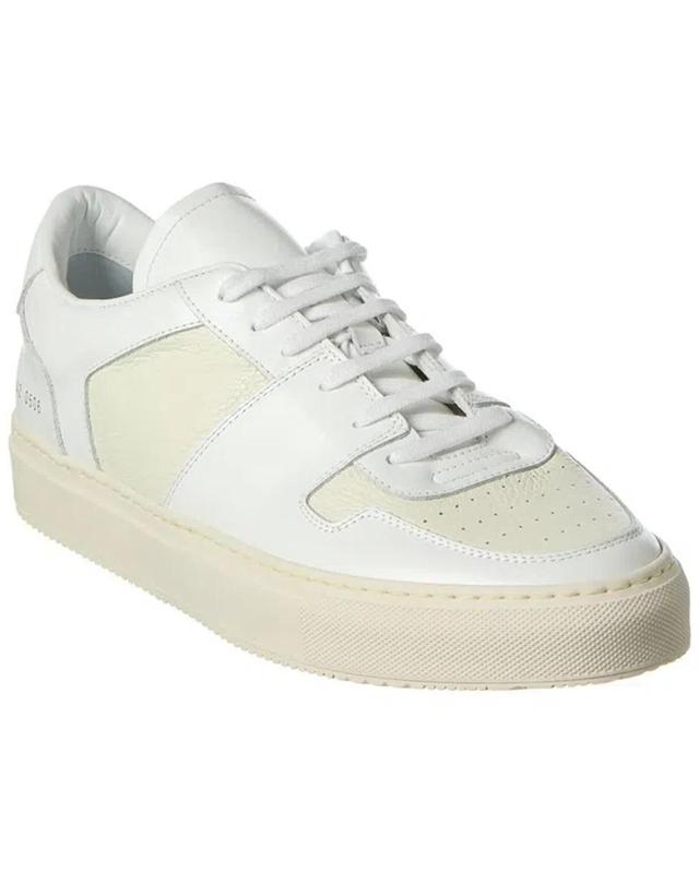 COMMON PROJECTS Decades Low Leather Sneaker In White Product Image