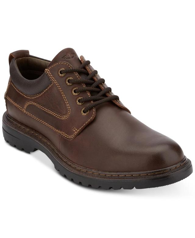 Dockers Warden Mens Water Resistant Oxford Shoes Red/Coppr Product Image