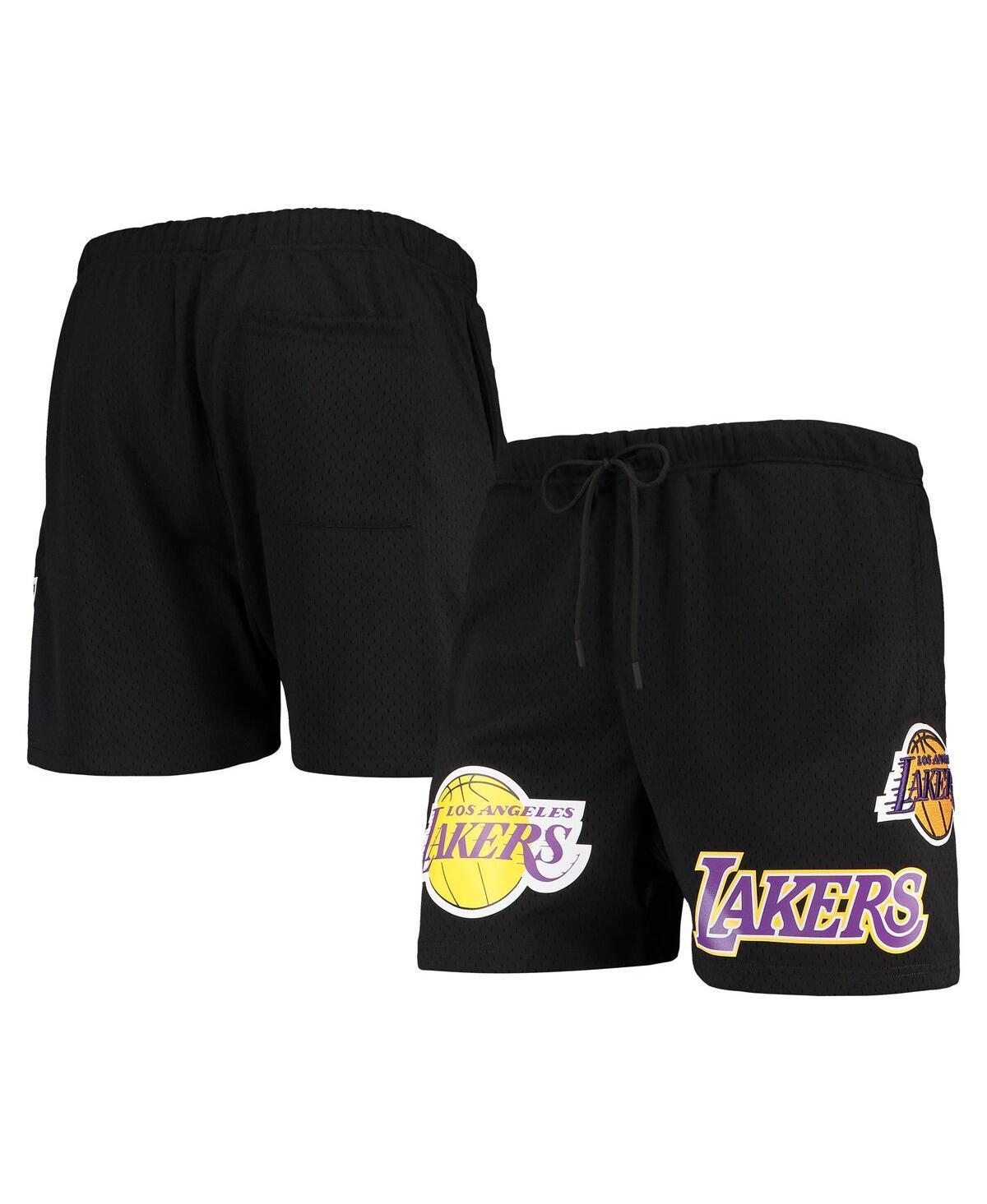 Mens Pro Standard Black Los Angeles Lakers Mesh Capsule Shorts Product Image