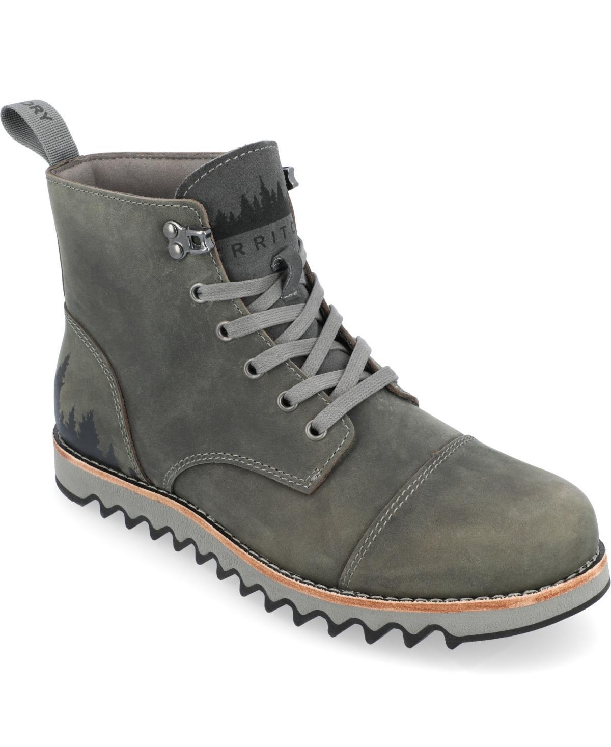 Territory Mens Zion Wide Tru Comfort Foam Lace-Up Water Resistant Ankle Boots Product Image