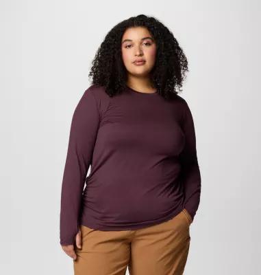 Columbia Women's Leslie Falls Long Sleeve Shirt - Plus Size- Product Image