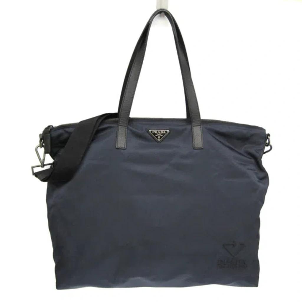 Tessuto Synthetic Tote Bag () In Navy product image