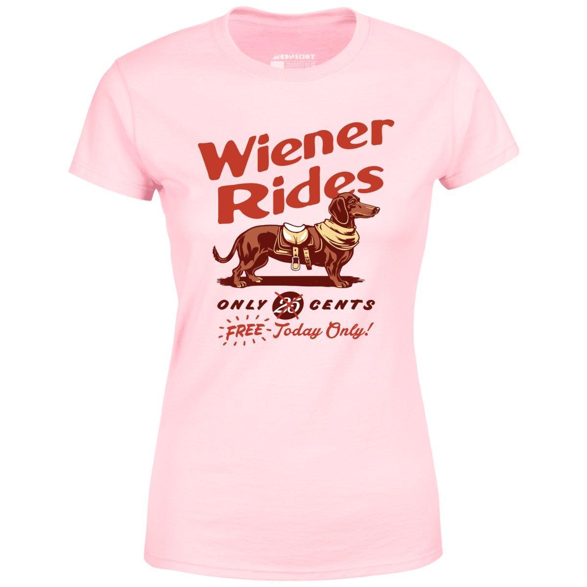 Wiener Rides - Women's T-Shirt Female Product Image