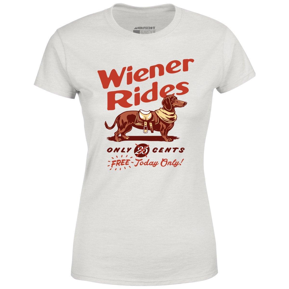 Wiener Rides - Women's T-Shirt Female Product Image