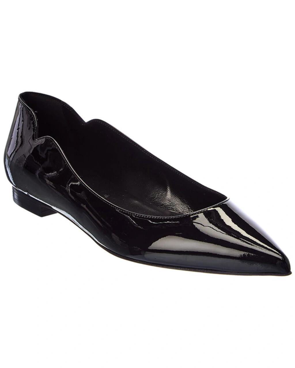 CHRISTIAN LOUBOUTIN Hot Chickita Patent Flat In Black Product Image