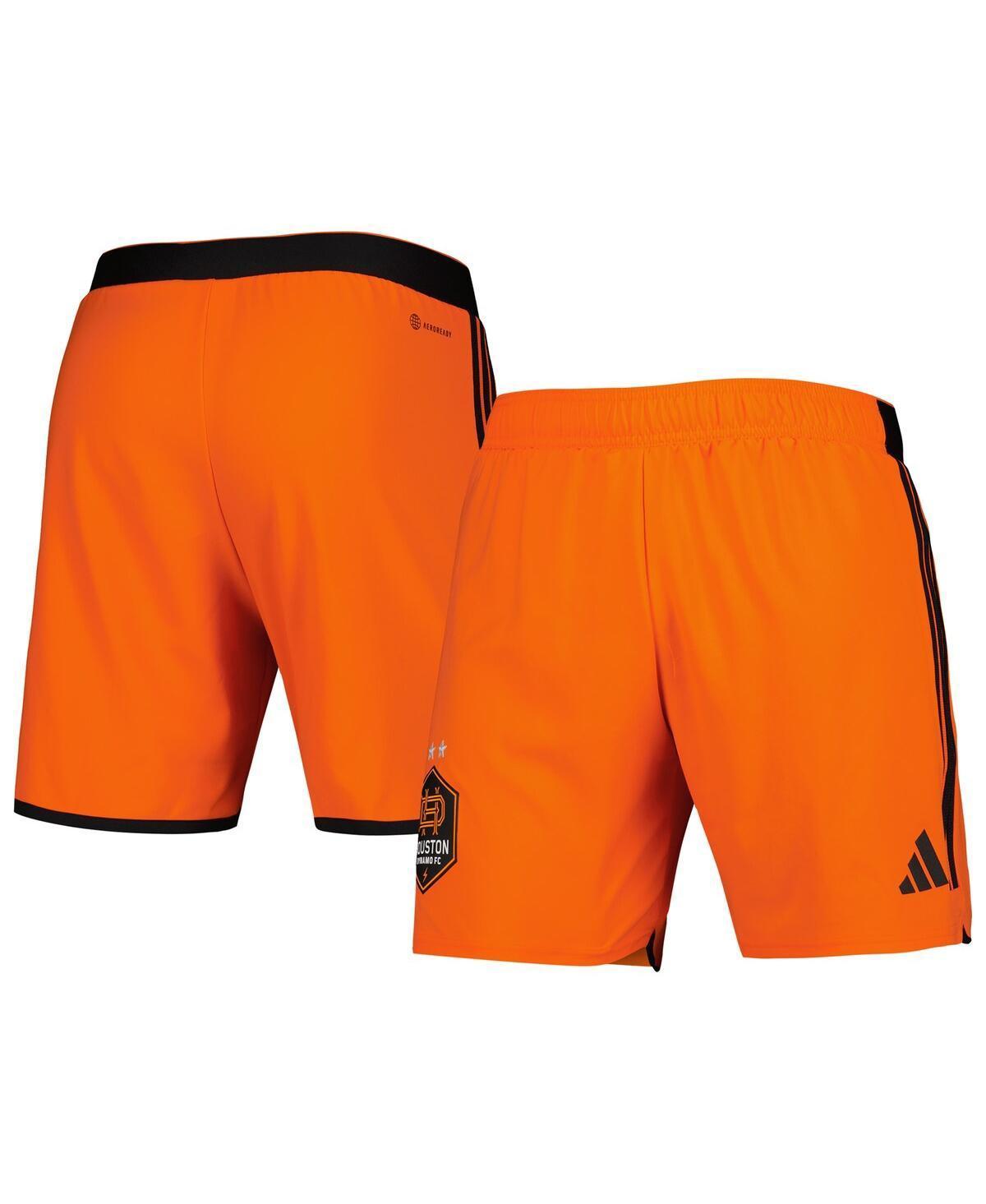 Mens adidas Orange Houston Dynamo FC 2023 Away AEROREADY Authentic Shorts Product Image