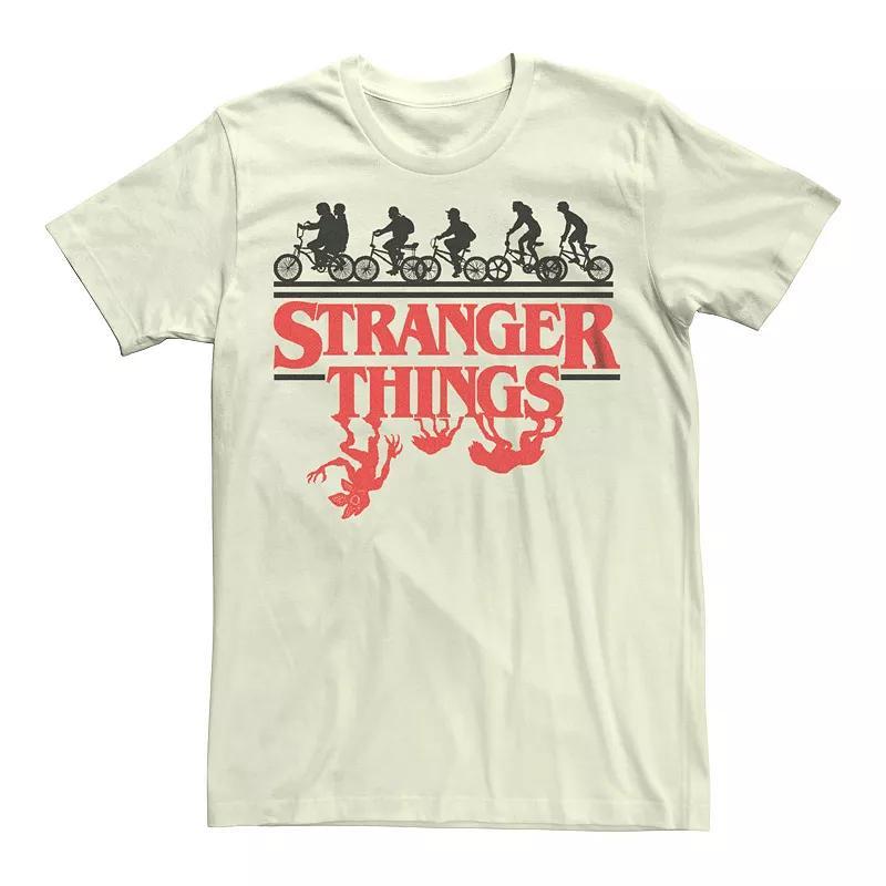 Mens Stranger Things Silhouettes Logo Graphic Tee Product Image