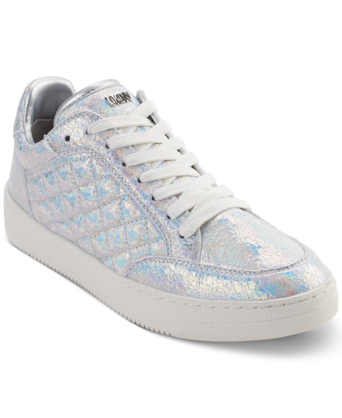 Dkny Womens Oriel Quilted Lace-Up Low-Top Sneakers Product Image