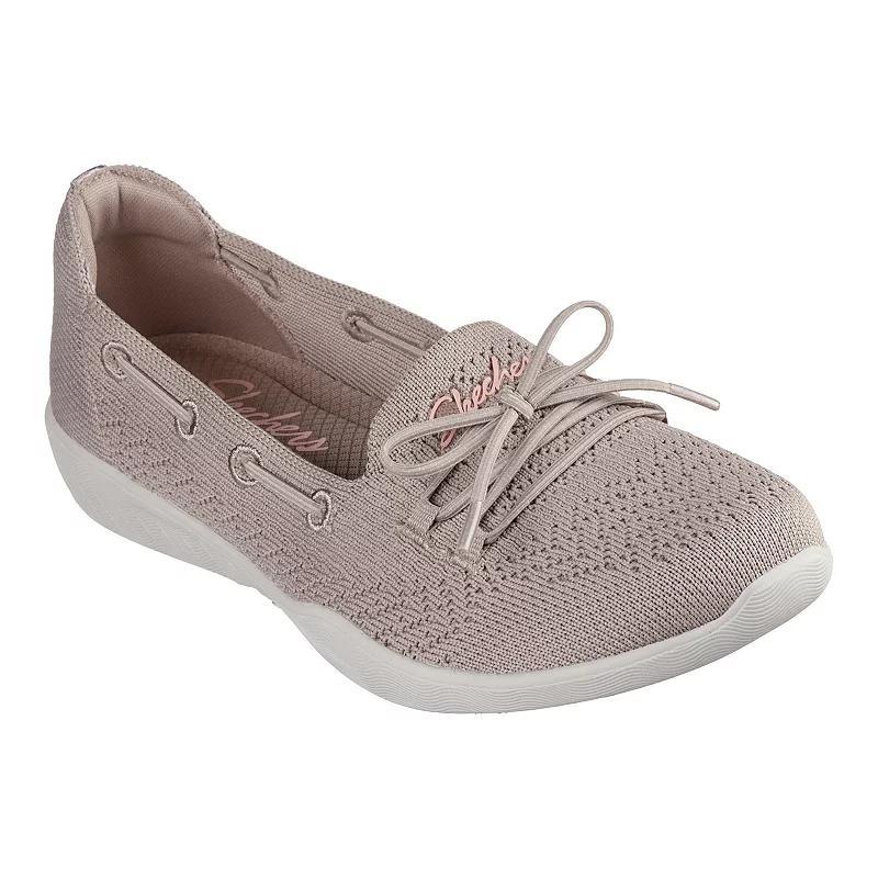 Skechers Newbury St Womens Slip-On Shoes Brown Product Image