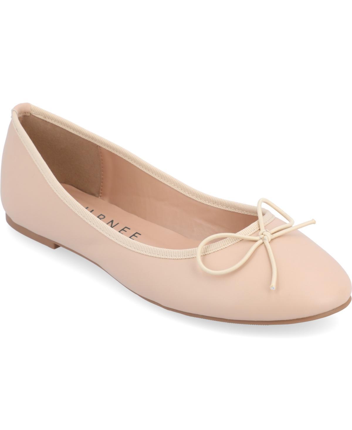 Journee Collection Vika Womens Ballet Flats Blue Product Image