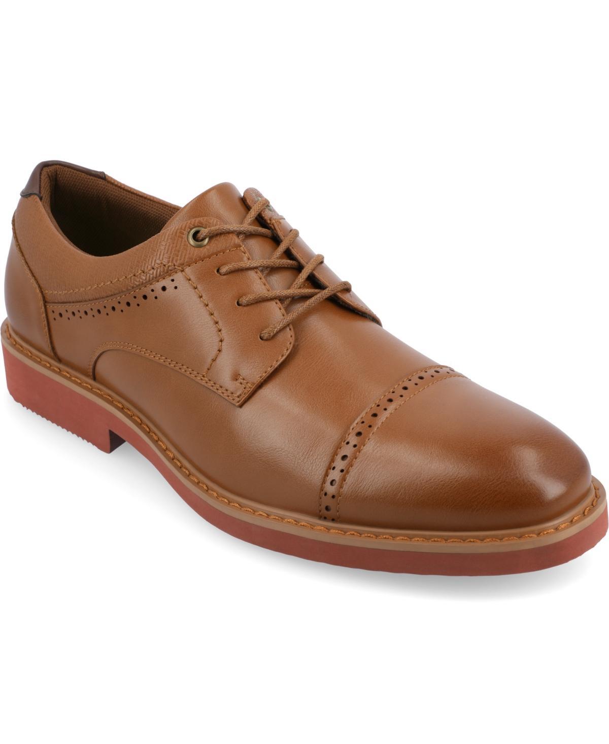 Vance Co. Mens Dexter Tru Comfort Foam Cap Toe Lace-Up Derby Shoes Product Image