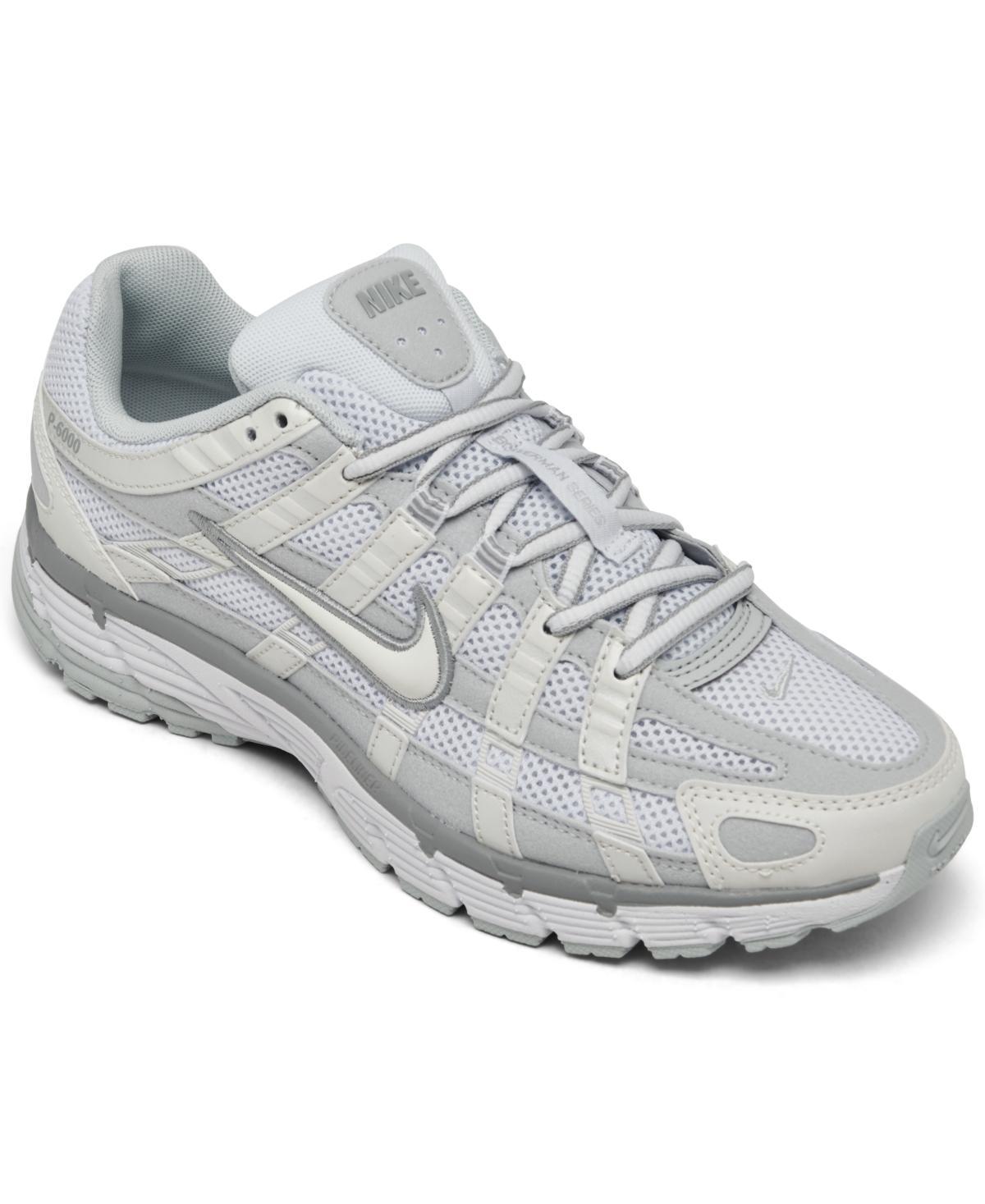 Nike Womens Nike P-6000 - Womens Shoes White/Silver Product Image