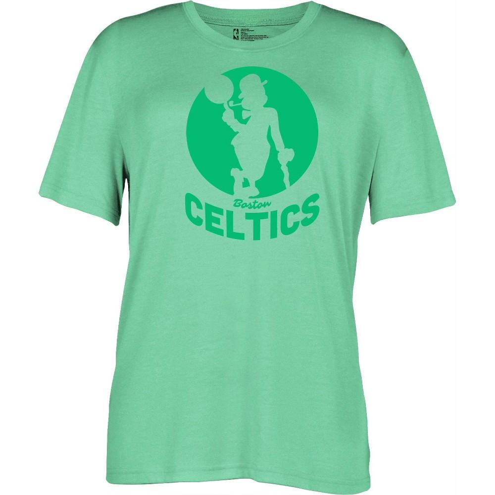 NBA Boston Celtics Womens Short Sleeve Vintage Logo Tonal Crew T-Shirt Product Image