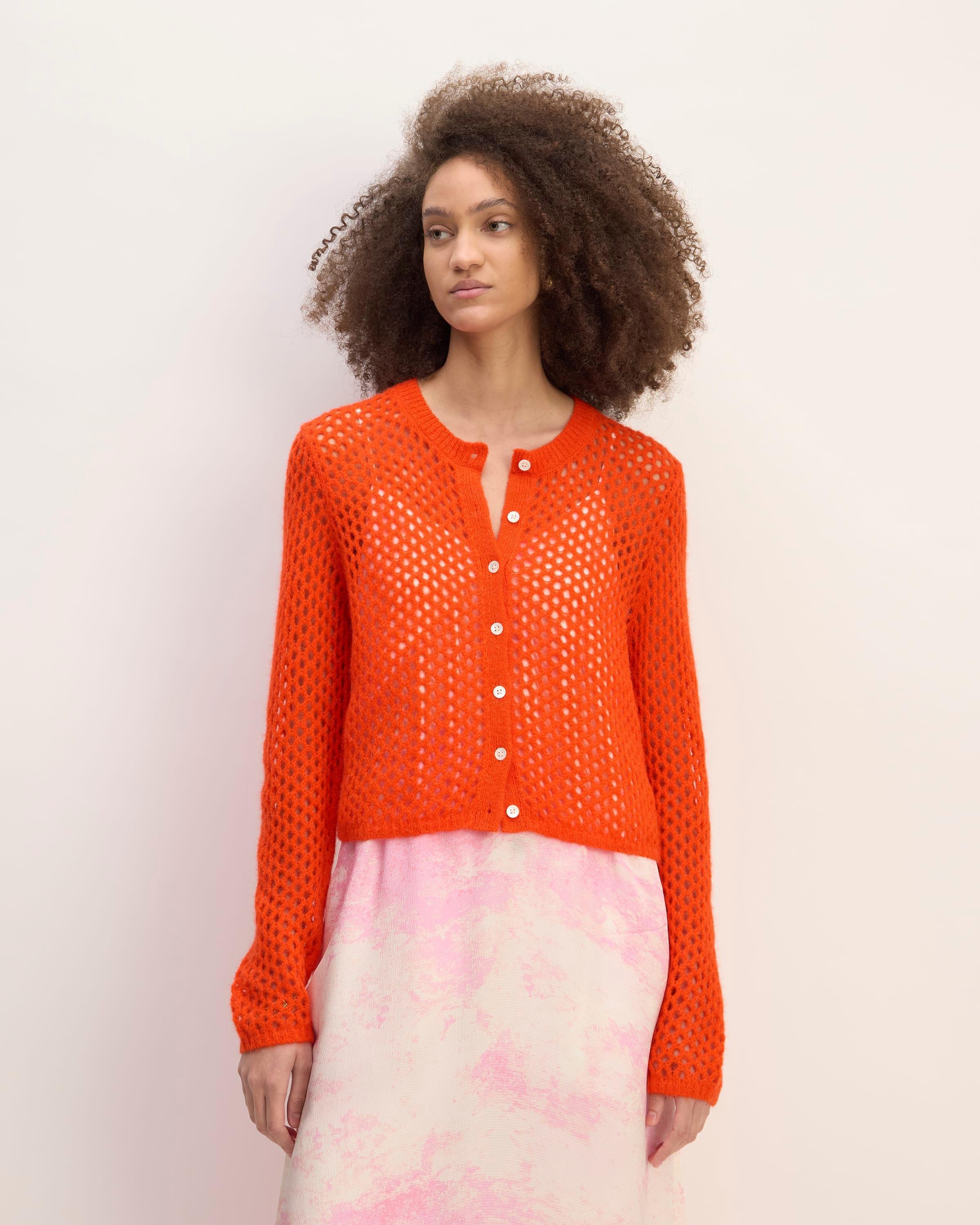 Womens Everlane x Marques Almeida Alpaca Mesh Cardigan by Everlane Product Image