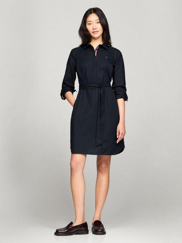 Tommy Hilfiger Women's Oxford Pullover Shirtdress Product Image