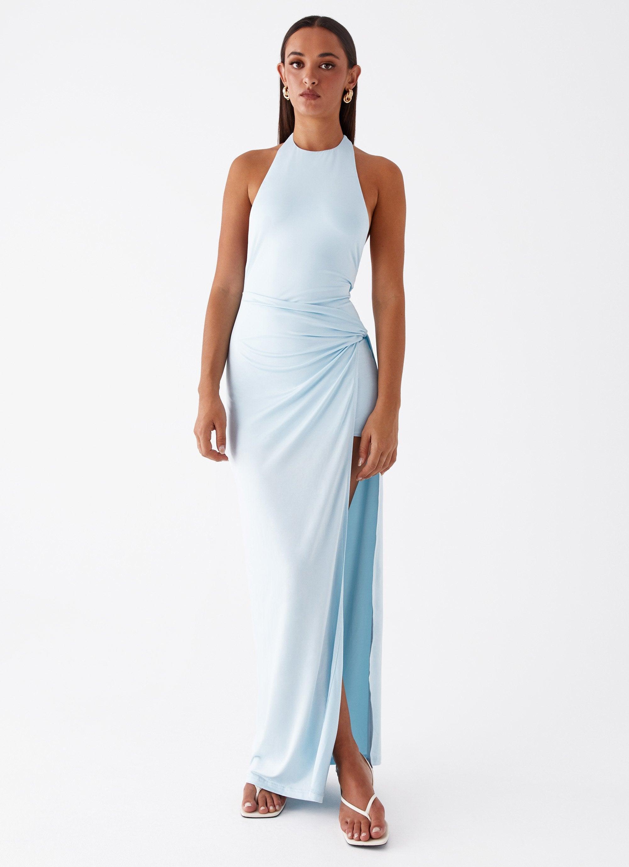 Oceana Maxi Dress - Blue Product Image