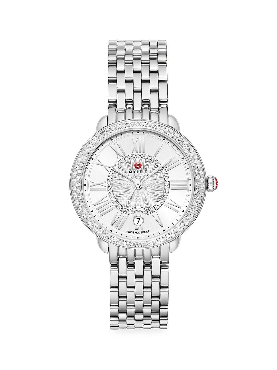 Womens Serin Mid Two-Tone Diamond Bracelet Watch Product Image