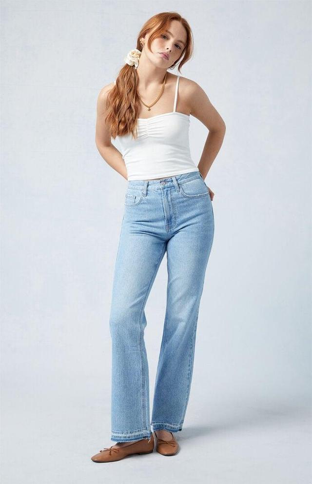 PacSun Womens Eco Light Stretch High Waisted Bootcut Jeans Product Image